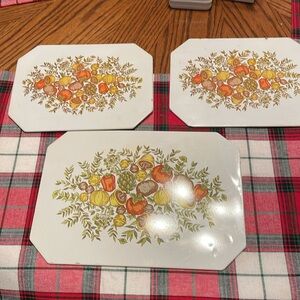 Ballonoff Vintage Insulated Hot Mat Spice of Life Pattern Trivet Coasters